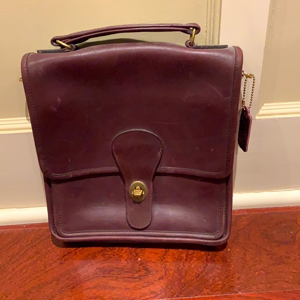 Deep Brown Classic Coach Bag